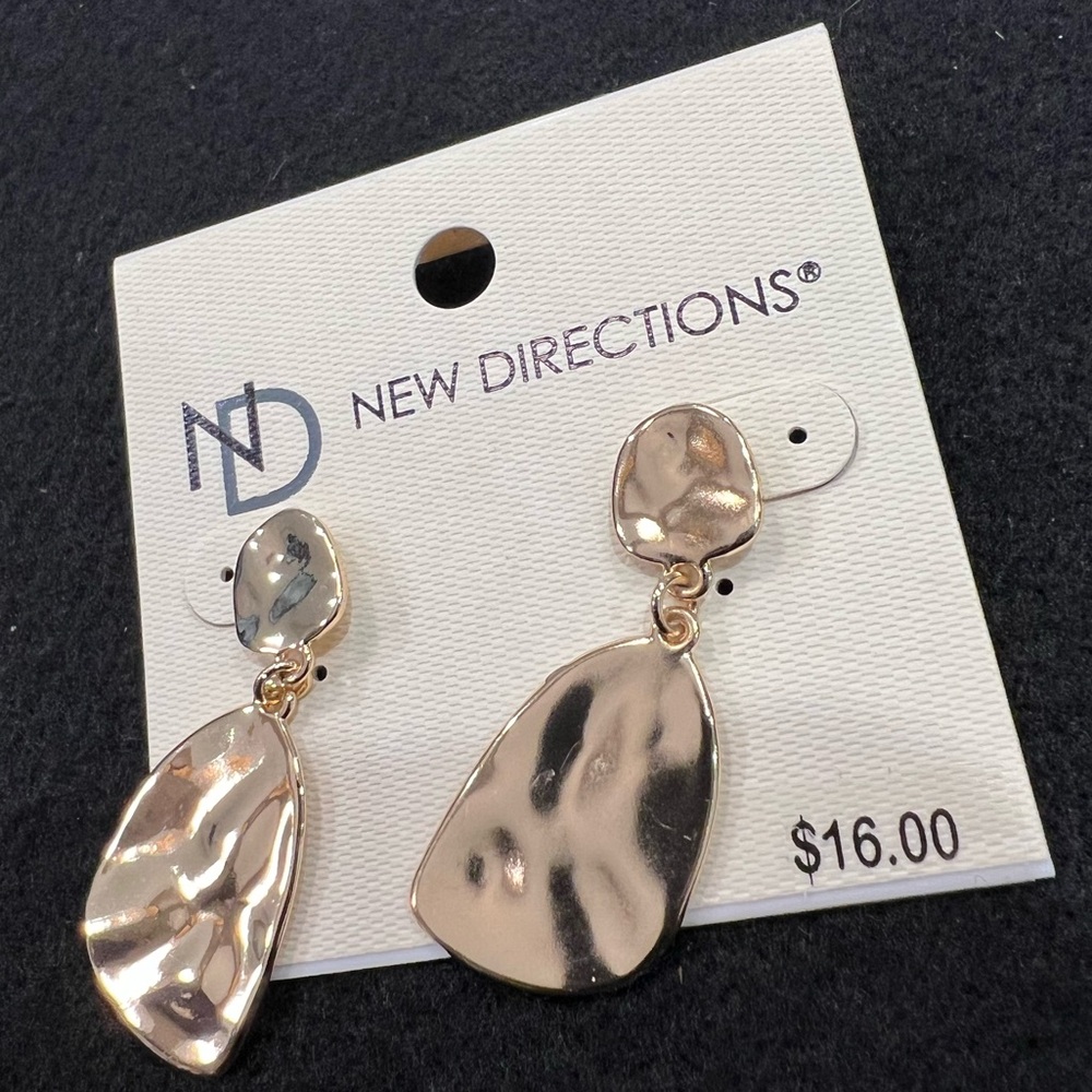 New Directions Gold Tone Earrings